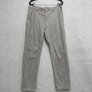 WNDR Alpine Disperse Pants Mens Medium Gray Recycled Nylon Hiking Outdoor USA